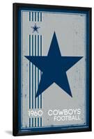 Dallas Cowboys - Retro Logo 14-null-Lamina Framed Poster