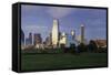 Dallas Cty Skyline and the Reunion Tower, Texas, United States of America, North America-Gavin-Framed Stretched Canvas