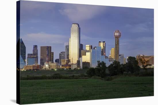 Dallas Cty Skyline and the Reunion Tower, Texas, United States of America, North America-Gavin-Stretched Canvas