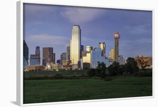 Dallas Cty Skyline and the Reunion Tower, Texas, United States of America, North America-Gavin-Framed Photographic Print