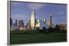 Dallas Cty Skyline and the Reunion Tower, Texas, United States of America, North America-Gavin-Framed Photographic Print