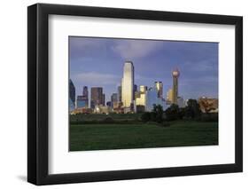 Dallas Cty Skyline and the Reunion Tower, Texas, United States of America, North America-Gavin-Framed Photographic Print