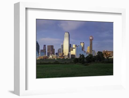 Dallas Cty Skyline and the Reunion Tower, Texas, United States of America, North America-Gavin-Framed Photographic Print