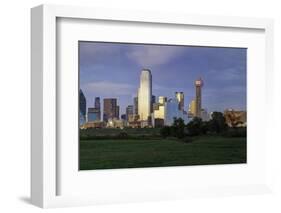 Dallas Cty Skyline and the Reunion Tower, Texas, United States of America, North America-Gavin-Framed Photographic Print