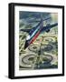 Dallas-Fort Worth Airport-Wilf Hardy-Framed Giclee Print