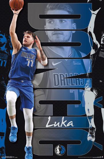 DALLAS MAVERICKS - L DONCIC 19-null-Lamina Framed Poster