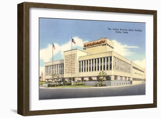 Dallas Morning News Building-null-Framed Art Print