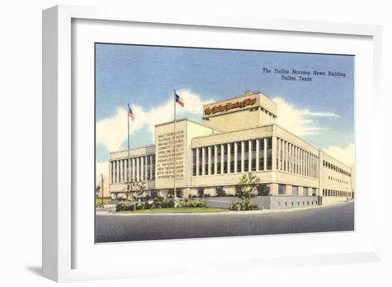 Dallas Morning News Building-null-Framed Art Print