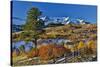 Dallas Mountain and San Juan Mountain Range in autumn, Colorado-Darrell Gulin-Stretched Canvas