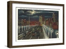 Dallas Oak Cliff Viaduct-null-Framed Art Print