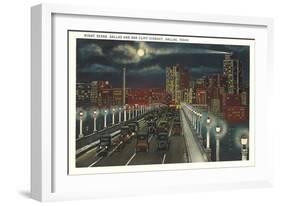Dallas Oak Cliff Viaduct-null-Framed Art Print