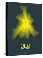 Dallas Radiant Map 1-NaxArt-Stretched Canvas