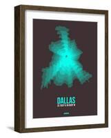 Dallas Radiant Map 2-NaxArt-Framed Art Print