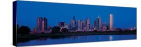 Dallas Skyline at Dusk II-null-Stretched Canvas