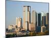 Dallas Skyline, Dallas, Texas, USA-Walter Bibikow-Mounted Photographic Print