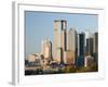 Dallas Skyline, Dallas, Texas, USA-Walter Bibikow-Framed Photographic Print