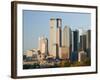 Dallas Skyline, Dallas, Texas, USA-Walter Bibikow-Framed Photographic Print