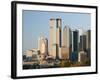 Dallas Skyline, Dallas, Texas, USA-Walter Bibikow-Framed Photographic Print