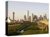 Dallas Skyline-Dana Hoff-Stretched Canvas