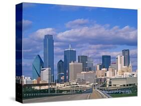 Dallas Skyline-Murat Taner-Stretched Canvas