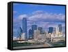 Dallas Skyline-Murat Taner-Framed Stretched Canvas