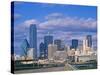 Dallas Skyline-Murat Taner-Stretched Canvas