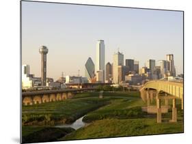 Dallas Skyline-Dana Hoff-Mounted Photographic Print