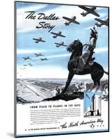 Dallas Story North American Ad-null-Mounted Art Print