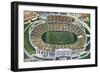 Dallas, Texas - Aerial View of the Cotton Bowl Stadium, c.1941-Lantern Press-Framed Art Print