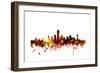 Dallas Texas Skyline-Michael Tompsett-Framed Art Print