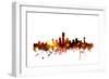 Dallas Texas Skyline-Michael Tompsett-Framed Art Print