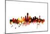 Dallas Texas Skyline-Michael Tompsett-Mounted Art Print