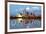 Dallas, Texas - Skyline-Lantern Press-Framed Art Print