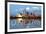 Dallas, Texas - Skyline-Lantern Press-Framed Art Print