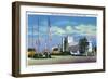 Dallas, Texas - State Fair, Exterior View of the Hall of State and the Court of Honor, c.1941-Lantern Press-Framed Art Print