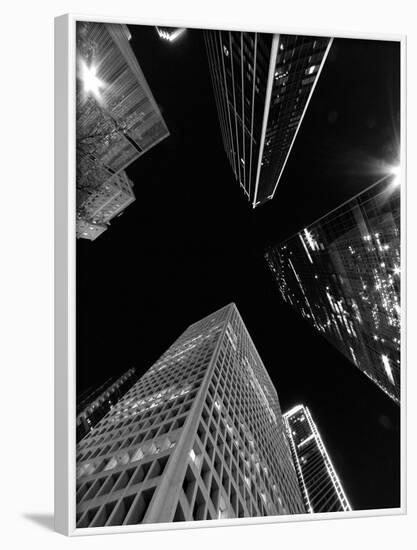 Dallas Up Bw-John Gusky-Framed Photographic Print