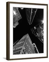 Dallas Up Bw-John Gusky-Framed Photographic Print