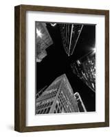 Dallas Up Bw-John Gusky-Framed Photographic Print