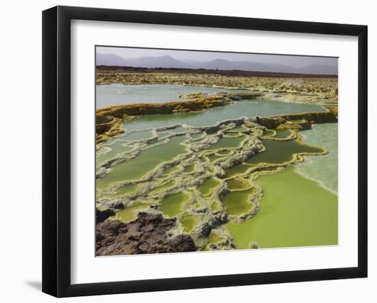 Dallol Geothermal Area, Danakil Depression, Ethiopia-Stocktrek Images-Framed Premium Photographic Print