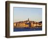 Dalmatia Coast Korcula Island Seafront Harbour View of Medieval Old Town and City Walls-Christian Kober-Framed Photographic Print