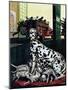 "Dalmatian and Pups," January 13, 1945-Stevan Dohanos-Mounted Premium Giclee Print