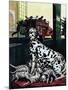 "Dalmatian and Pups," January 13, 1945-Stevan Dohanos-Mounted Giclee Print