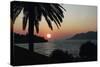 Dalmatian Coast Sunset, Korcula, Croatia-George Oze-Stretched Canvas
