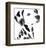 Dalmatian Date V-null-Framed Art Print