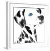 Dalmatian Date V-null-Framed Art Print