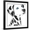 Dalmatian Date V-null-Framed Art Print