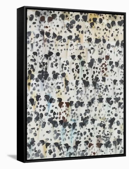 Dalmatian Disco, 2016-Holly Frean-Framed Stretched Canvas