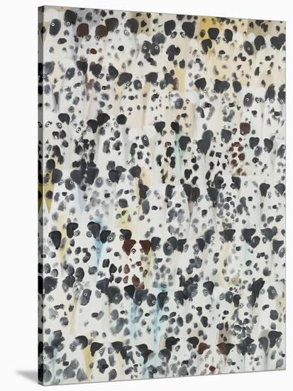 Dalmatian Disco, 2016-Holly Frean-Stretched Canvas