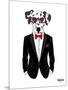 Dalmatian Dog in Tuxedo-Olga Angellos-Mounted Art Print