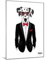 Dalmatian Dog in Tuxedo-Olga Angellos-Mounted Art Print